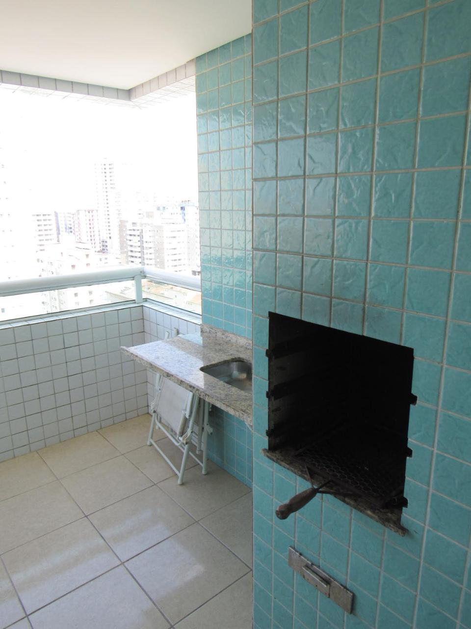 Apartamento No Canto Do Forte, Wi-Fi, Estacionamento Gratuito E Churrasqueira Praia Grande  Exterior foto